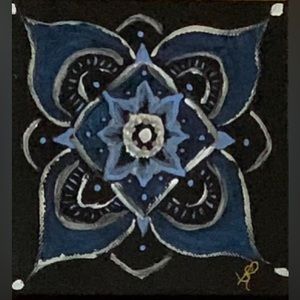 Set of Acrylic 5”x5”x 1.5” canvas originals - healing arts paintings